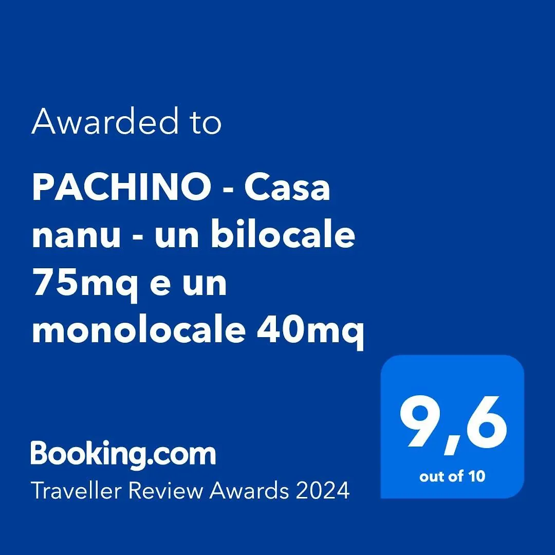 Casa vacanze PACHINO- Casavacanze NANU - un bilocale 75mq e un monolocale 35mq Villa